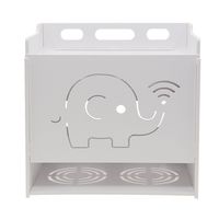 Saim Multi-Function WiFi Router Storage Boxes Shelf for Home and Office, Simple, Easy to Install, Middle-4 Layer