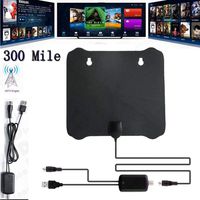 RONSHIN Accessories 300 Mile Range Antenna TV Digital HD Skywire 4K Antena HDTV 1080p with Amplifier Electronics