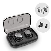 Wireless Earbuds,Bluetooth 5.0 Headphone Headset in-Ear TWS Stereo HiFi Sound Bluetooth Earbuds 80H Play Time with Wireless Charging Case,Easy Pairing for iOS Android
