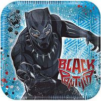 Plates Black Panther Small Paper (8ct)