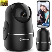 [2019 New Version]Wifi IP Camera Dome Security Cam Home Entry Spy Camera 1080p HD Pan/Tilt/Zoom with 24/7 Emergency Response,Auto-Cruise,Motion Track,Night Vision iOS/Android for baby/pet/school/home