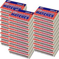 24 Boxes - Matches 250 Count Per Box Strike On Box Wholesale Bulk Lot