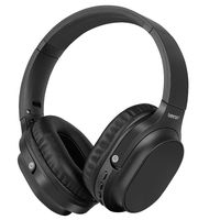 Betron AMT30 Wireless Headphones, Foldable, Over Ear, Bass Driven Sound - Black