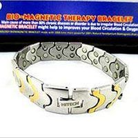 HiJet Magnetic Bracelet Elegant Titanium Magnetic Therapy Bracelet (for Male) Pain Relief for Arthritis and Carpal Tunnel Xmas Gift for Loved one