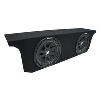 Compatible with 2007-2015 Jeep Wrangler JK Unlimited Kicker Comp C10 Dual 10" Sub Box Enclosure - Final 2 Ohm