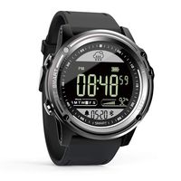 LOKMAT Sports Smart Watch - Men Boy Waterproof Digital Watch, Bluetooth Smartwatch with Walking Calories,Remote Camera, Call/SNS/SMS Reminder for iOS and Android (Silver)