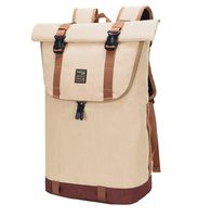 EverVanz Laptop Backpack Roll Top Water Resistant Travel Rucksack Casual Daypack