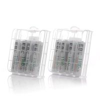 EBL AA/AAA NI-MH Rechargeable Batteries 4/8 / 12/16 PACKS With OR Without Charger 800mAh 1100mAh 2300mAh for Vape/Camera/Toys/Home and other (8x EBL 1100mAh AAA Ni-MH)