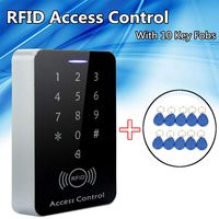 Shentesel RFID Code Lock Entrance Access Control System Door Opener Device with 10 Key Fob