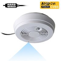 AHD-402S 1080P 2.0MP HD Spy Hidden AHD/CVI/CVBS (Composite Video) Down-View Fake Smoke Detector Camera with 940nM Pinhole Lens