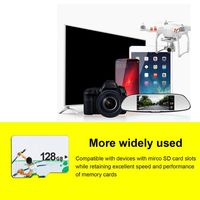 Memory Card and Expansion Pack,Gold Micro-SD Sd Tf Memory Card Class 10 Quality Memory Particles Memory Card Large Capacity