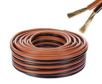 VOODOO 10 Gauge Speaker Wire Cable Car Home Audio AWG Black & Red Zip Wire (50 FT)