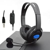 Gaming Headsets for PS4 Playstation 4 Wired Stereo Gaming Headset with Mic and Volume Control Adjustable Gaming Chat Headphones 3.5mm Jack