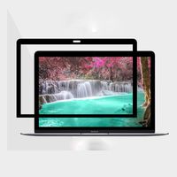 Macbook Pro 13 inch 2016 （A1706 & A1708）Screen Protector with Black Frame, Anti-glare High Clarity Bubble Free for New Macbook Pro 13 (2016 Released,Touch Bar/Without Touch Bar) Black