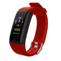 VERSUSWOLF Fitness Tracker Smart Watch Activity Tracker Sports Smart Waterproof Bracelet with Heart Rate Monitor Pedometer Sleep Monitor Calorie Step Counter Blood Pressure for Women Men Kids (red-1)