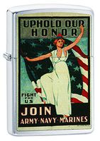 Zippo Uphold Your Honor Pocket Lighter