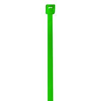 BOX USA BCT422A Colored Cable Ties, 18#, 4", Green (Pack of 1000)