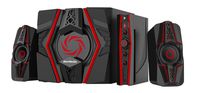 AVerMedia Ballista Trinity Gaming PC Speakers, 2.1 Sound System Speakers, 77 Watts, 3 Way Satellite Speakers (GS315)
