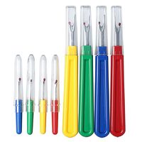 Pengxiaomei 8 Piece Seam Ripper, Colorful Handy Stitch Thread Unpicker Ripper, 4 Big and 4 Small Sewing Tools for Opening Seams and Hems