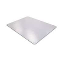 Floortex Cleartex UltiMat Polycarbonate Chair Mat for Hard Floors/Carpet Tile, 60" x 48", Rectangular, Clear (1215219ER)