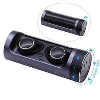 True Wireless Earbuds, URmyth Touch Control TWS Bluetooth Earphones with Rotatable Charging Case, Sweat-Proof Auto Pairing Sports Wireless Headphones with Microphone