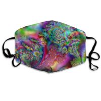 Fractal Art Dust Mask,Washable and Reusable Cleaning Gardening Outdoor Activities Warm Windproof Mask