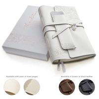 Leather Journal for Women and Men + Pen Holder | 8" x 6" | 240 Lined or Plain Non-Bleed Pages | Writing Travel Notebook or Diary | Handmade Genuine Bound Leather Journal to write in. Gift Ready