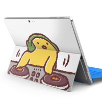 igsticker Ultra Thin Premium Protective Back Stickers Skins Universal Tablet Decal Cover for Microsoft Surface Pro 4/ Pro 2017/ Pro 6(2018) 009561 Bird　Chick　Character