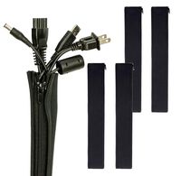 JUNELILY Cable Management Sleeve for TV Computer Home Entertainment 19-20" (4PC)