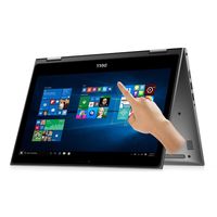 Dell i5368-10025GRY 13.3in FHD Touch 2-in-1 Laptop (Intel Core i7-6500U 2.5GHz Processor, 8 GB RAM, 256 GB SDD) Windows 10 Gray (Renewed)