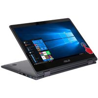 ASUS VivoBook Flip 14 TP412UA-IH31T 14.0" 2-in-1 Laptop Computer - Gray, with Intel Core i3-8130U Processor 2.2GHz, 4GB RAM, and 128GB SSD