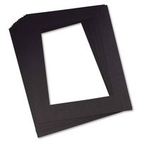 Pacon 726877 Mat Frame, Pre-Cut, 12" x 18" Size, Black