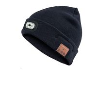Men's Bluetooth Beanie Hat Winter LED Music Hat Built-in Stereo Speaker & Mic