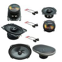 Compatible with Cadillac DeVille 1990-1995 Factory Speaker Upgrade Harmony Premium Speakers Package