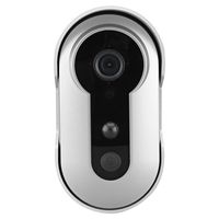 Battery-Powered Wireless Smart Doorbell Camera, 960P 1.3MP Wi-Fi Video Doorbell, TF card 64Gb, 168 Hours HD Recording, PIR Alarm, Voice Intercom, Built-in Battery, Remote Wake Up, IR Distance 3M, P2P