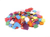 Hygloss Products 88524 Mosaic Bleeding Tissue Paper Squares 1 inch x 1 inch-for Arts & Crafts, DIY Projects, Classroom Activities & Much More, 1-Inch, 20 Assorted Colors-2400