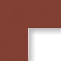 Craig Frames B555 14x20-Inch Mat, Single Opening for 10x15-Inch Image, Burnt Sienna with Cream Core