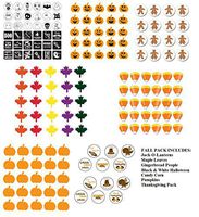 Cruzin Cap Sip Hole Cover, 7 Pkgs of 250 Caps Each, Fall Assortment