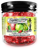 Double Apple 50G Ultra Premium Beamer Ice Drops Hookah Shisha Smoking Gel. Each Bowl Lasts 2-4 Hours! USA Made, Huge Clouds, Amazing Taste! Better Taste & Clouds Than Tobacco!
