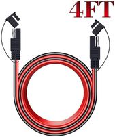LST 4FT 12V SAE to SAE Quick Disconnect Extension Cable Cord Battery Charger Cable with Connectors Extension Replacement Charging Cables