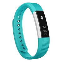 Teslasz Fitness Tracker, Sleep Monitor Calorie Counter Pedometer Sport Activity Tracker for Android and iOS Smart Phone,Silver/Teal