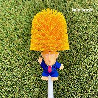 Tenrry 1 Pcs Donald Trump Toilet Bowl Brush Funny Gag Gift Toilet Great Again