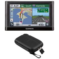 Garmin nuvi 55LM GPS Navigation System with Lifetime Maps 5" Display Case Bundle - Includes 5" Essential Series GPS Navigation System and Nuvi 5 inch Protect, Stow and Carry Soft Case