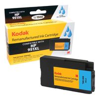 KODAK Remanufactured Ink Cartridge Compatible With HP CN046AN High-Yield Cyan