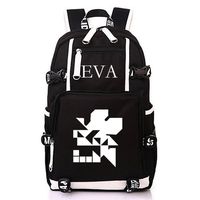Siawasey Anime EVA Neon Genesis Evangelion Cosplay Backpack Daypack Bookbag Laptop School Bag