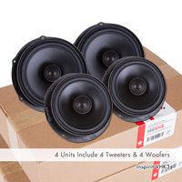 Soumatrix Inspirit VHK3 VW Atlas Arteon Beetle A5(12-19) Jetta MK5(06-11) Rabbit Tiguan07-19 OE Upgrade Speaker Kit