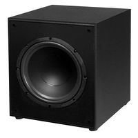 COSTWAY VD-23766EP 10-Inch Powered Subwoofer (Single, Black)