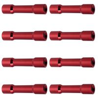 Hobbypark 8-Pack Metal Aluminum Alloy M3x28mm Standoffs Spacer for RC Quadcopter FPV Racer Parts (Red)