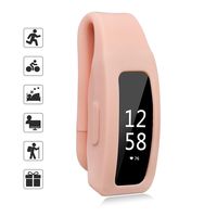 TOMALL Clip Holder Compatible with Fitbit Inspire/Inspire HR, Silicone Sport Pocket Clip Replacement for Women Men. (Sakura Pink)