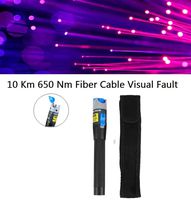 10 Km 650 Nm Fiber Cable Visual Fault Locator, Visual Defect Locator, Aluminum Alloy Red Light Optic Cable Tester (BWJ-650-10)